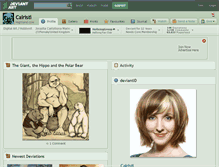Tablet Screenshot of cairisti.deviantart.com