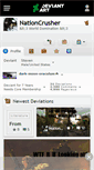 Mobile Screenshot of nationcrusher.deviantart.com