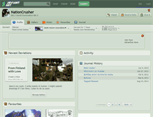 Tablet Screenshot of nationcrusher.deviantart.com