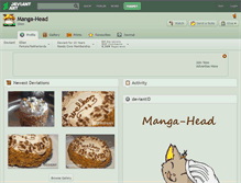 Tablet Screenshot of manga-head.deviantart.com