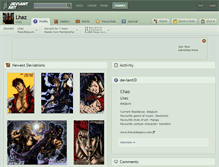 Tablet Screenshot of lhaz.deviantart.com