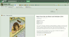 Desktop Screenshot of hunter-wolf.deviantart.com