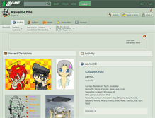 Tablet Screenshot of kawaiii-chibi.deviantart.com