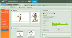 Desktop Screenshot of animation-creation.deviantart.com