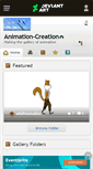 Mobile Screenshot of animation-creation.deviantart.com