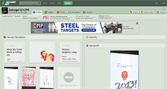 Desktop Screenshot of daisygal101299.deviantart.com