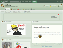 Tablet Screenshot of jedidusty.deviantart.com