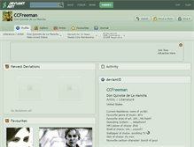 Tablet Screenshot of ccfreeman.deviantart.com