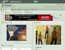 Tablet Screenshot of drakenzar.deviantart.com