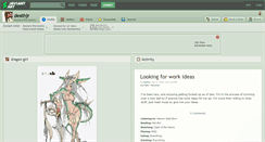 Desktop Screenshot of deathjr.deviantart.com
