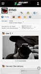 Mobile Screenshot of d35d3.deviantart.com