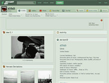 Tablet Screenshot of d35d3.deviantart.com