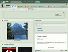 Tablet Screenshot of laoran.deviantart.com