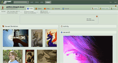 Desktop Screenshot of anthro-bleach-lover.deviantart.com