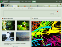 Tablet Screenshot of leneghan.deviantart.com