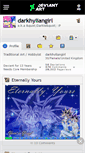 Mobile Screenshot of darkhyliangirl.deviantart.com