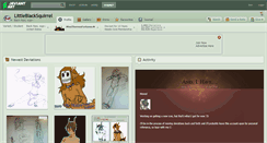 Desktop Screenshot of littleblacksquirrel.deviantart.com