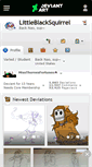 Mobile Screenshot of littleblacksquirrel.deviantart.com