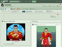 Tablet Screenshot of nagasane.deviantart.com