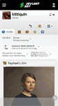 Mobile Screenshot of kittiquin.deviantart.com