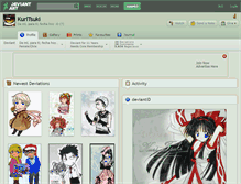 Tablet Screenshot of kuritsuki.deviantart.com