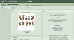 Desktop Screenshot of friendly--reindeer.deviantart.com