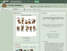 Tablet Screenshot of friendly--reindeer.deviantart.com