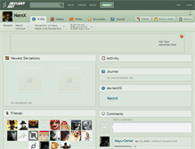 Tablet Screenshot of nemx.deviantart.com