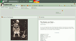 Desktop Screenshot of heathen-god.deviantart.com