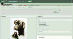 Desktop Screenshot of kitty-portfolio.deviantart.com