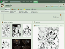 Tablet Screenshot of fragcomics.deviantart.com