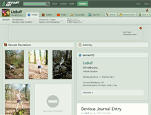 Tablet Screenshot of lizbuff.deviantart.com