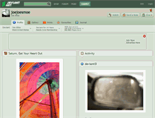 Tablet Screenshot of joejoesmoe.deviantart.com