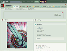 Tablet Screenshot of loadagain.deviantart.com