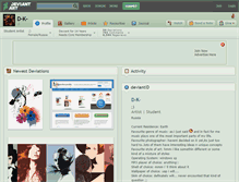 Tablet Screenshot of d-k-.deviantart.com