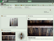 Tablet Screenshot of n-k.deviantart.com