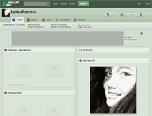Tablet Screenshot of katrinafrancisco.deviantart.com