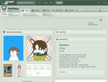 Tablet Screenshot of kamikaya.deviantart.com