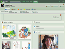 Tablet Screenshot of maialavoie.deviantart.com