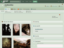 Tablet Screenshot of anotheralice.deviantart.com