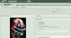 Desktop Screenshot of corpserapist.deviantart.com
