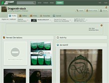 Tablet Screenshot of dragoroth-stock.deviantart.com