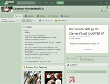 Tablet Screenshot of deadman-wonderlandfc.deviantart.com