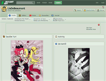 Tablet Screenshot of liadebeaumont.deviantart.com