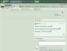 Tablet Screenshot of karun09.deviantart.com