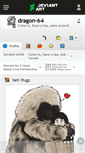 Mobile Screenshot of dragon-64.deviantart.com