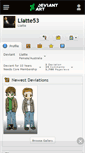 Mobile Screenshot of liatte53.deviantart.com