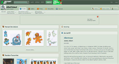 Desktop Screenshot of albertosaur.deviantart.com