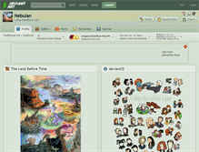 Tablet Screenshot of nebulan.deviantart.com
