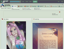 Tablet Screenshot of koi-ishly.deviantart.com